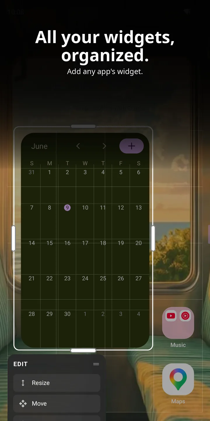 Widget picker